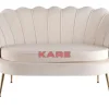 KARE Design Sofas & Couches-Sofa Water Lily 2-Sitzer Beige