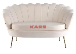 KARE Design Sofas & Couches-Sofa Water Lily 2-Sitzer Beige