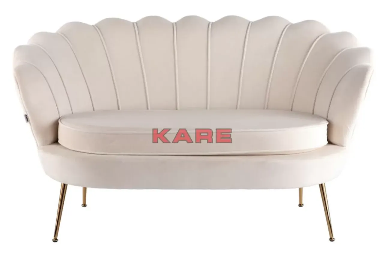 KARE Design Sofas & Couches-Sofa Water Lily 2-Sitzer Beige