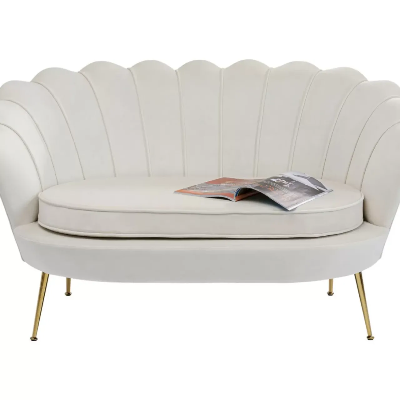 KARE Design Sofas & Couches-Sofa Water Lily 2-Sitzer Beige