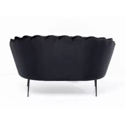 KARE Design Sofas & Couches-Sofa Water Lily 2-Sitzer Black Schwarz