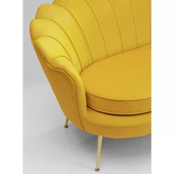 KARE Design Sofas & Couches-Sofa Water Lily 2-Sitzer Gelb 132Cm