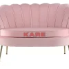 KARE Design Sofas & Couches-Sofa Water Lily 2-Sitzer Rosa
