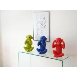 KARE Design Deko & Geschenkartikel-Spardose Monkey Kikazaru Rot