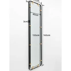 KARE Design Spiegel-Spiegel Betsy Frame Rectangular Metal 55X165Cm