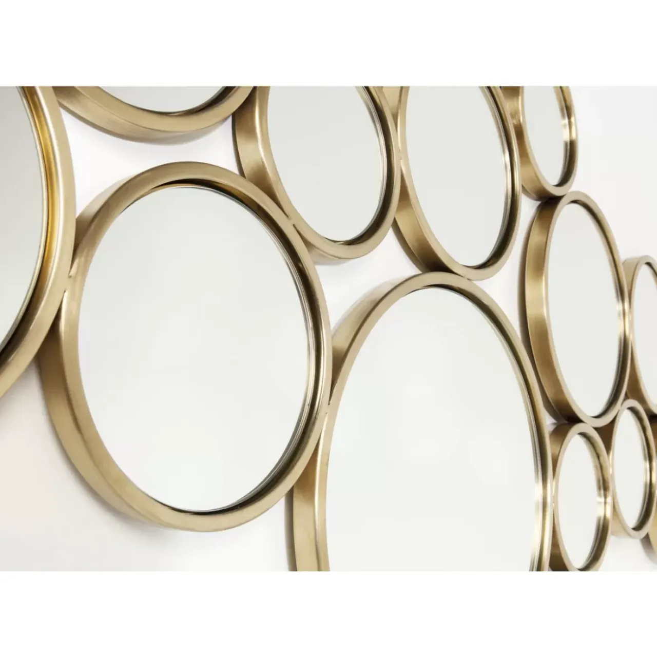 KARE Design Spiegel-Spiegel Bubbles Messing 183X93Cm