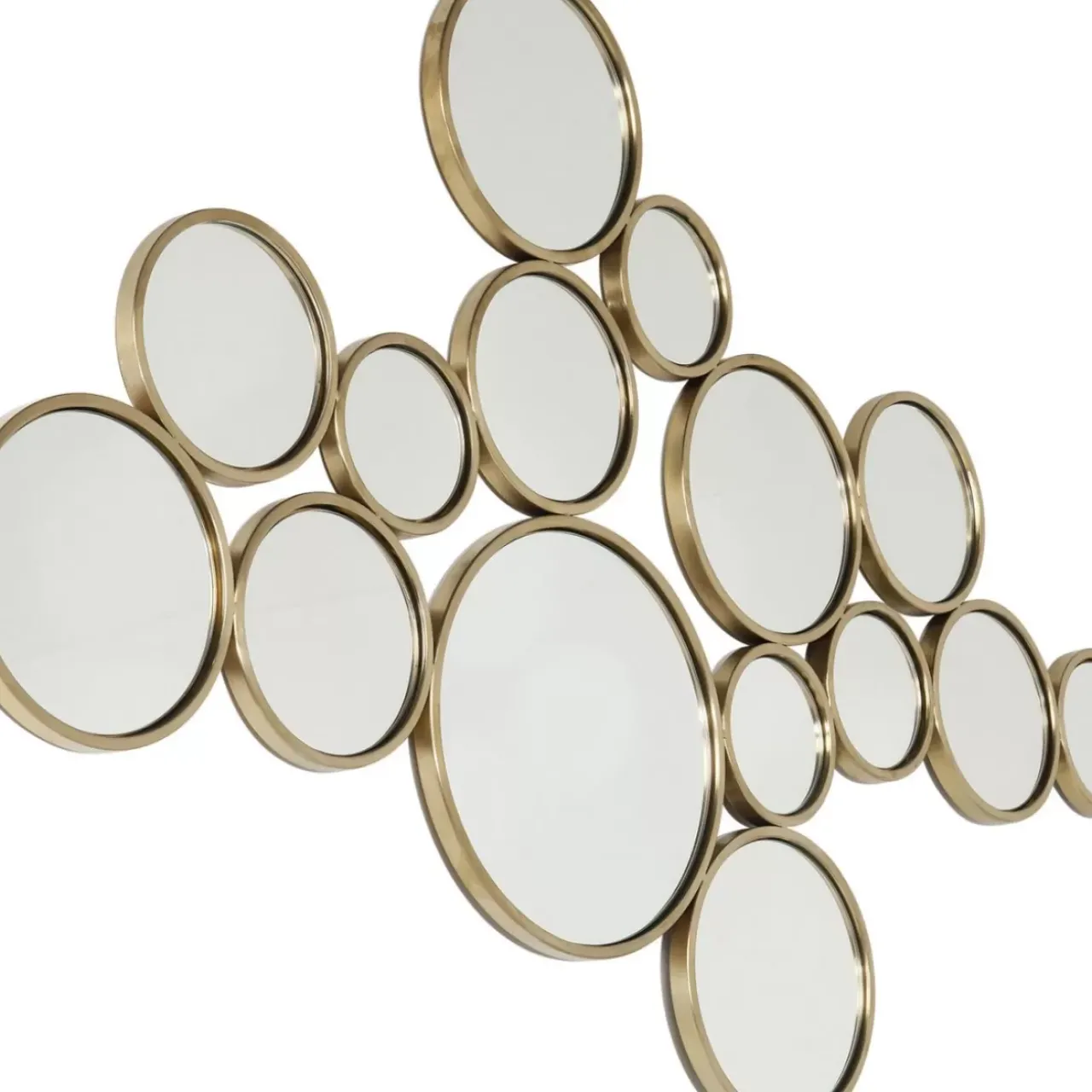 KARE Design Spiegel-Spiegel Bubbles Messing 183X93Cm