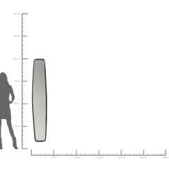 KARE Design Spiegel-Spiegel Clip Black 32X177Cm