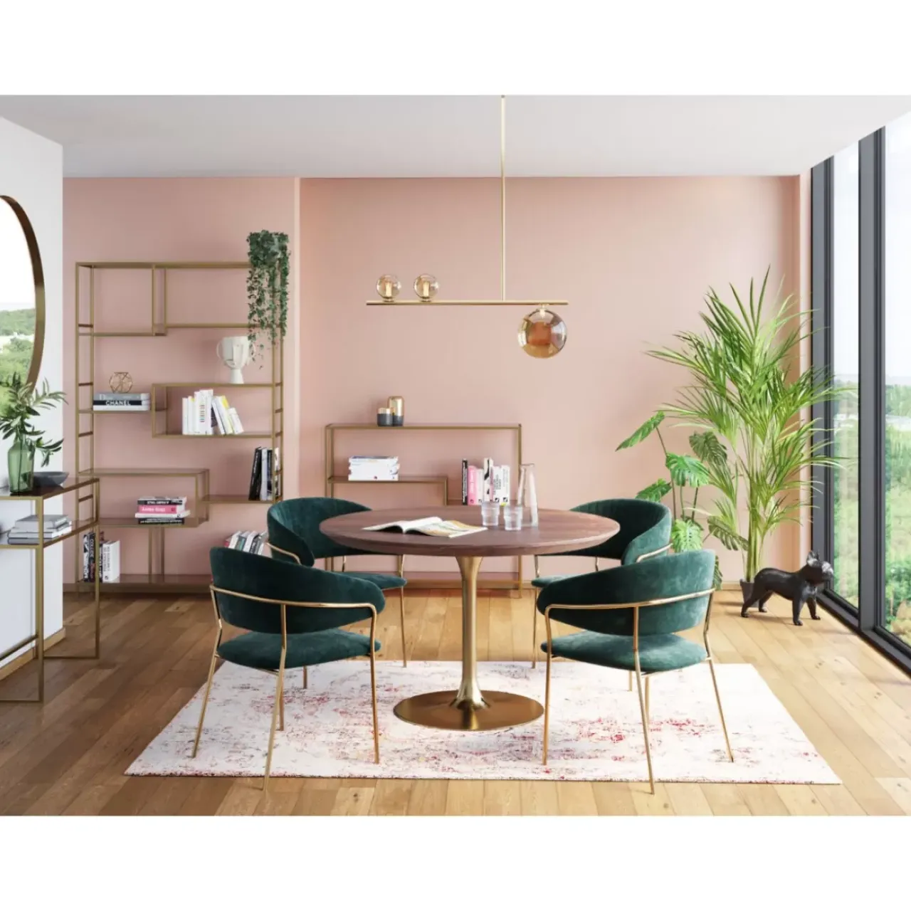 KARE Design Spiegel-Spiegel Curve Mo Brass O100