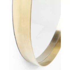 KARE Design Spiegel-Spiegel Curve Mo Brass O60Cm