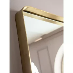 KARE Design Spiegel-Spiegel Curve Rectangular Brass 70X200Cm
