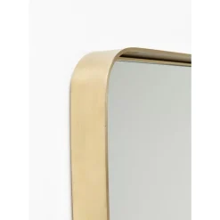 KARE Design Spiegel-Spiegel Curve Rectangular Brass 80X120Cm