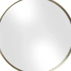 KARE Design Spiegel-Spiegel Curve Round Brass O60Cm
