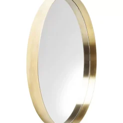KARE Design Spiegel-Spiegel Curve Round Brass O60Cm
