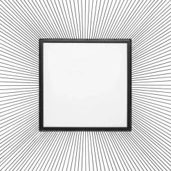 KARE Design Spiegel-Spiegel Dimension Square Schwarz 91X91Cm