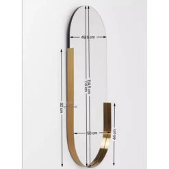 KARE Design Spiegel-Spiegel Hipster Oval 50X114Cm