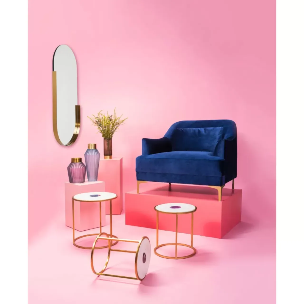 KARE Design Spiegel-Spiegel Hipster Oval 50X114Cm