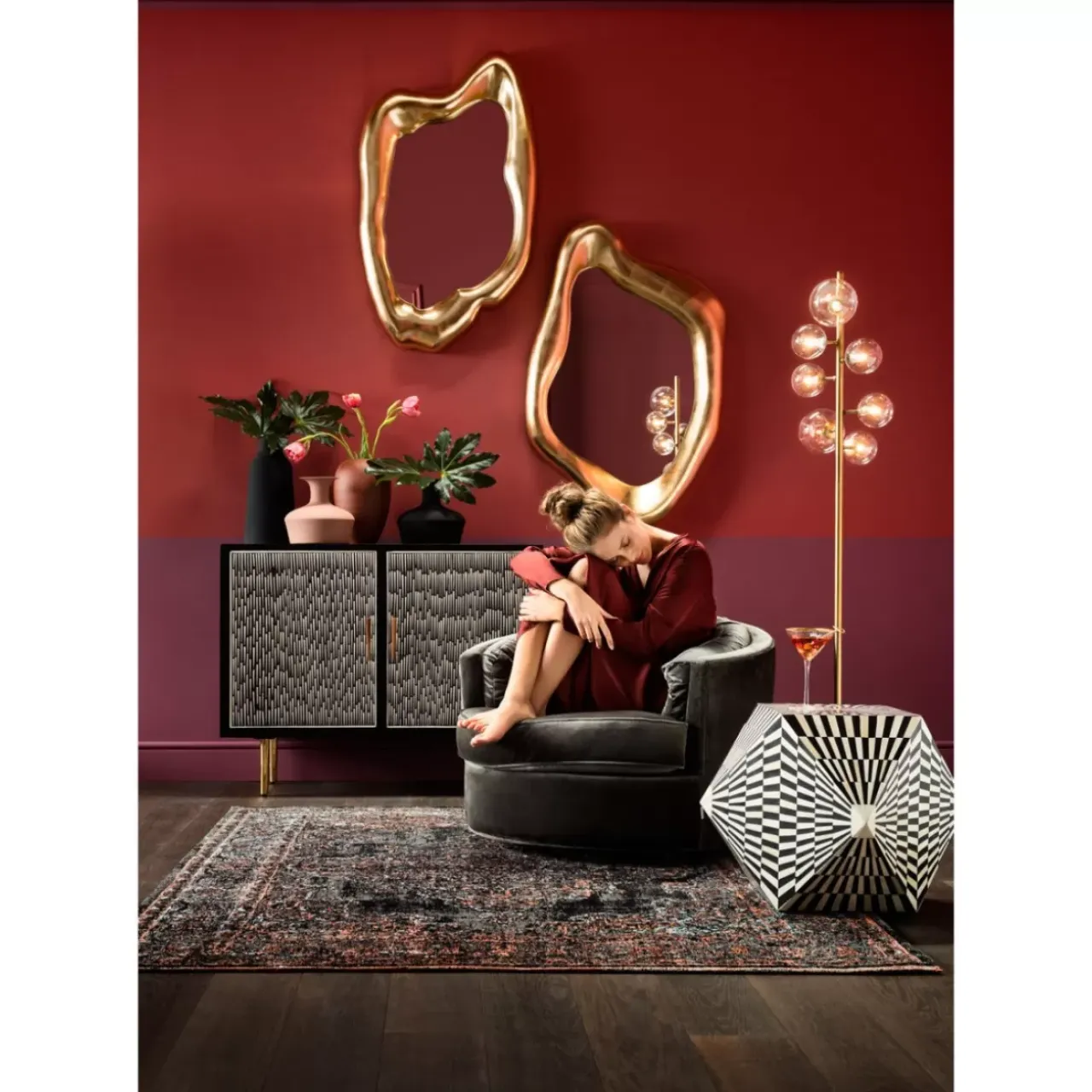 KARE Design Spiegel-Spiegel Hologram Gold 76X119Cm