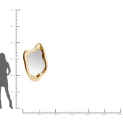 KARE Design Spiegel-Spiegel Hologram Gold 68X117Cm