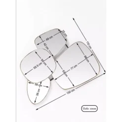 KARE Design Spiegel-Spiegel Shapes 130X110Cm