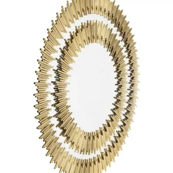 KARE Design Spiegel-Spiegel Solare Gold O132Cm