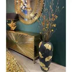 KARE Design Spiegel-Spiegel Solare Gold O132Cm