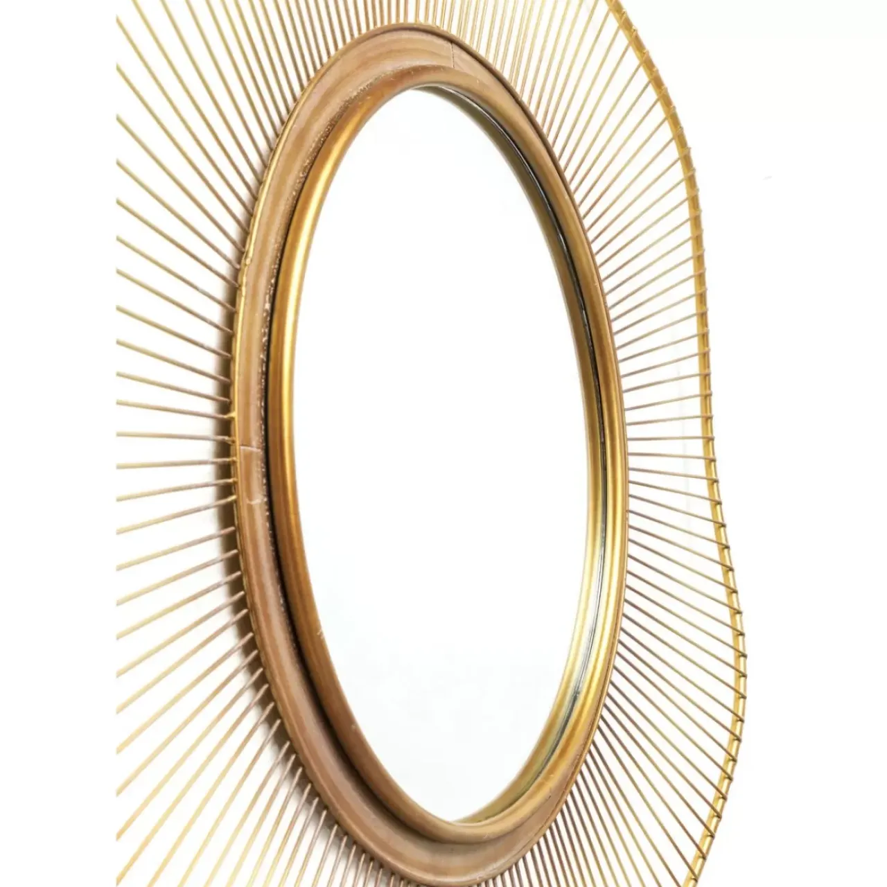 KARE Design Spiegel-Spiegel Sun Storm Gold O93Cm