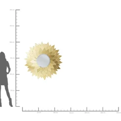 KARE Design Spiegel-Spiegel Sunflower Round O120Cm