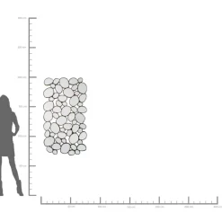 KARE Design Spiegel-Spiegel Water Drops Copper 135X78