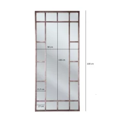 KARE Design Spiegel-Spiegel Window Iron 200X90Cm