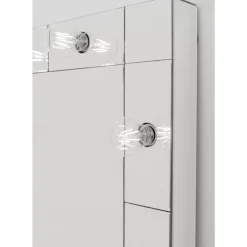 KARE Design Leuchtobjekte-Standspiegel Make Up 160X80
