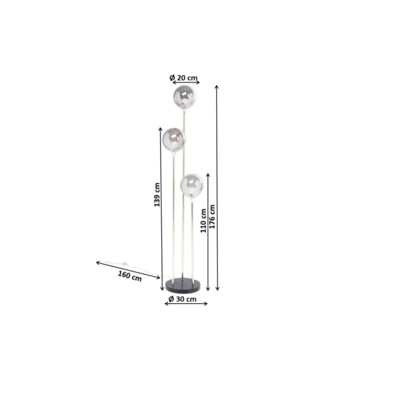 KARE Design Steh & Bodenleuchten-Stehleuchte Al Capone Tre