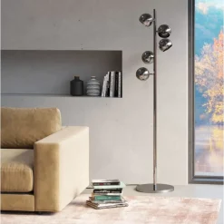 KARE Design Steh & Bodenleuchten-Stehleuchte Calotta Chrome 5Er