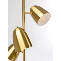 KARE Design Steh & Bodenleuchten-Stehleuchte Dr Notriples Gold 160Cm