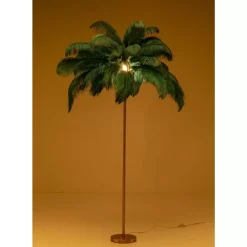 KARE Design Steh & Bodenleuchten-Stehleuchte Feather Palm Grun 165Cm
