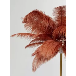 KARE Design Steh & Bodenleuchten-Stehleuchte Feather Palm Rusty Red 165Cm