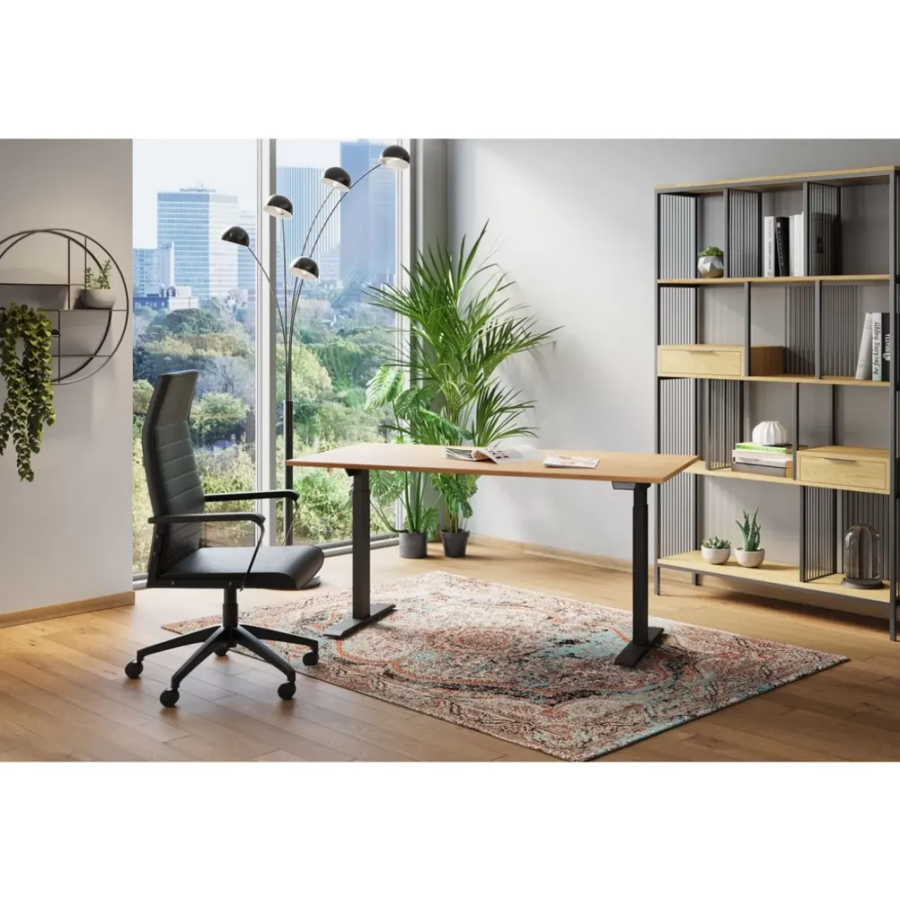 KARE Design Steh & Bodenleuchten-Stehleuchte Five Fingers Schwarz Matt