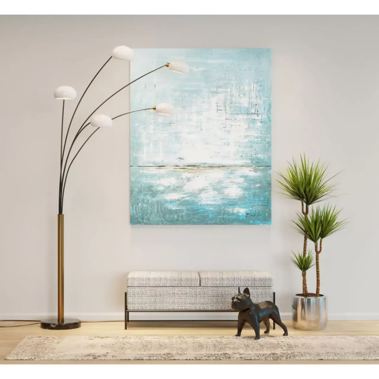 KARE Design Steh & Bodenleuchten-Stehleuchte Five Fingers Duo