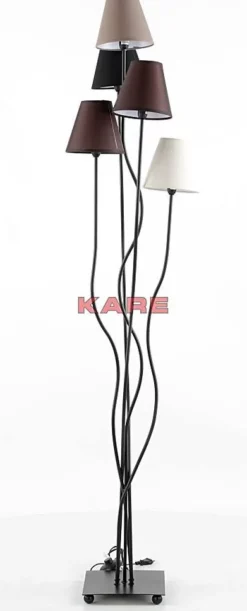 KARE Design Steh & Bodenleuchten-Stehleuchte Flexible Mocca Cinque