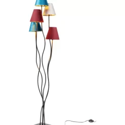 KARE Design Steh & Bodenleuchten-Stehleuchte Flexible Velvet Schwarz Cinque