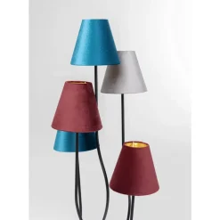 KARE Design Steh & Bodenleuchten-Stehleuchte Flexible Velvet Schwarz Cinque