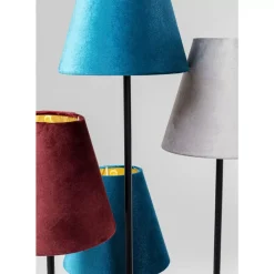 KARE Design Steh & Bodenleuchten-Stehleuchte Flexible Velvet Schwarz Cinque