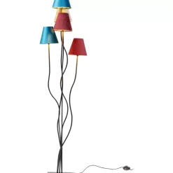 KARE Design Steh & Bodenleuchten-Stehleuchte Flexible Velvet Schwarz Cinque