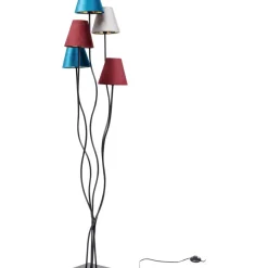 KARE Design Steh & Bodenleuchten-Stehleuchte Flexible Velvet Schwarz Cinque