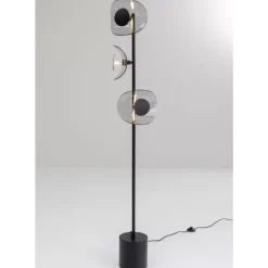 KARE Design Steh & Bodenleuchten-Stehleuchte Mariposa Schwarz Smoke 160Cm