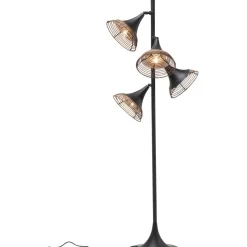 KARE Design Steh & Bodenleuchten-Stehleuchte Rattan Quattro