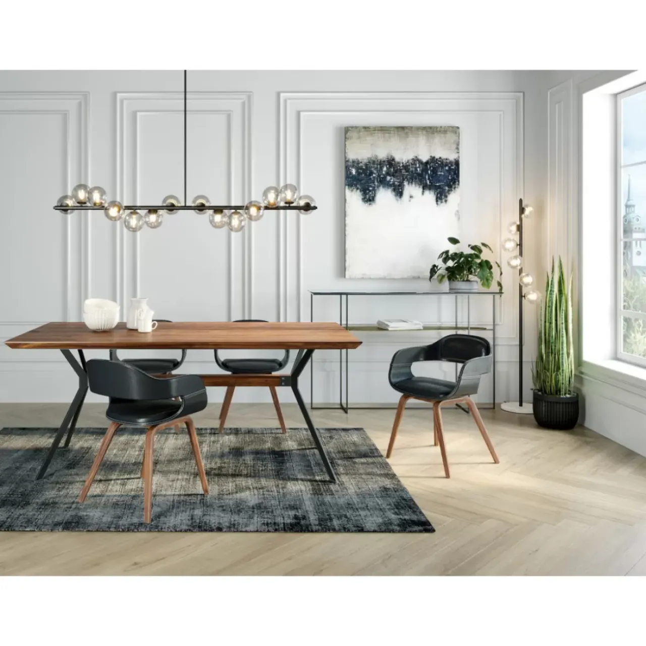 KARE Design Steh & Bodenleuchten-Stehleuchte Scala Balls Schwarz 160Cm