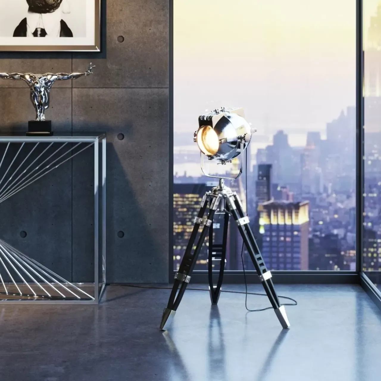 KARE Design Steh & Bodenleuchten-Stehleuchte Shooting 105Cm