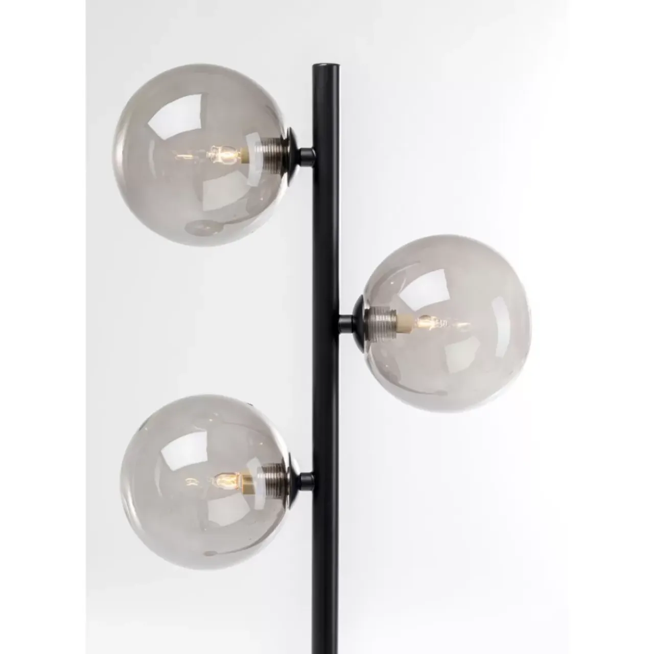KARE Design Steh & Bodenleuchten-Stehleuchte Three Balls Matt Schwarz 160Cm