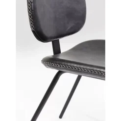 KARE Design Stühle-Stuhl Barber Schwarz
